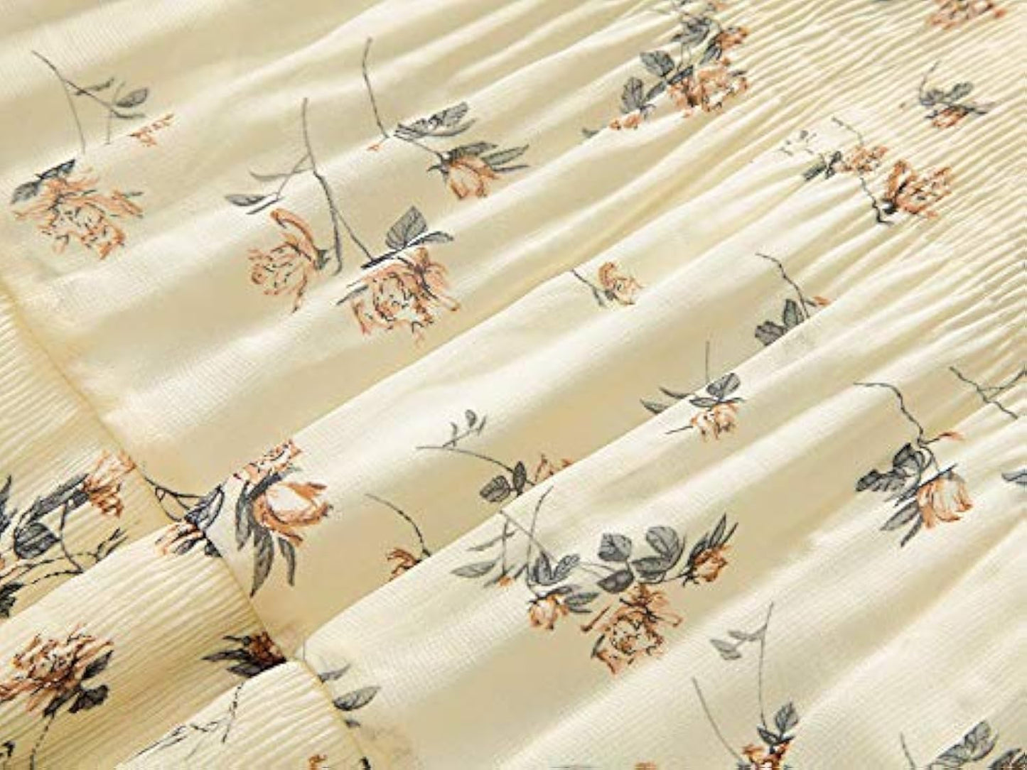 Women's Chiffon Elastic High Waist Pleated A-Line Flared Maxi Skirts